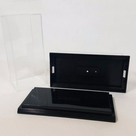 Acrylic Display Case For 1:64 Scale Car Black Base Box For Diecast Model Toy Car